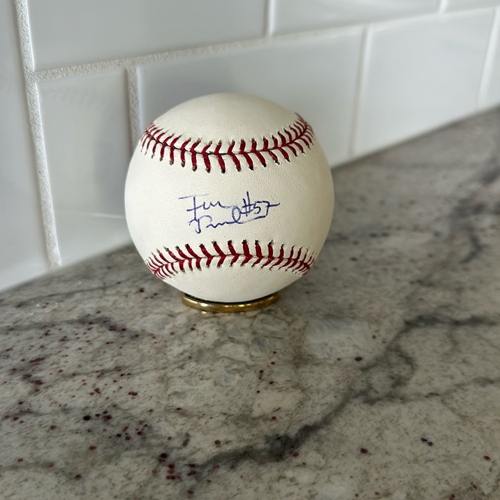 Francisco Frankie Rodriguez signed autograph baseball Los Angeles Angels